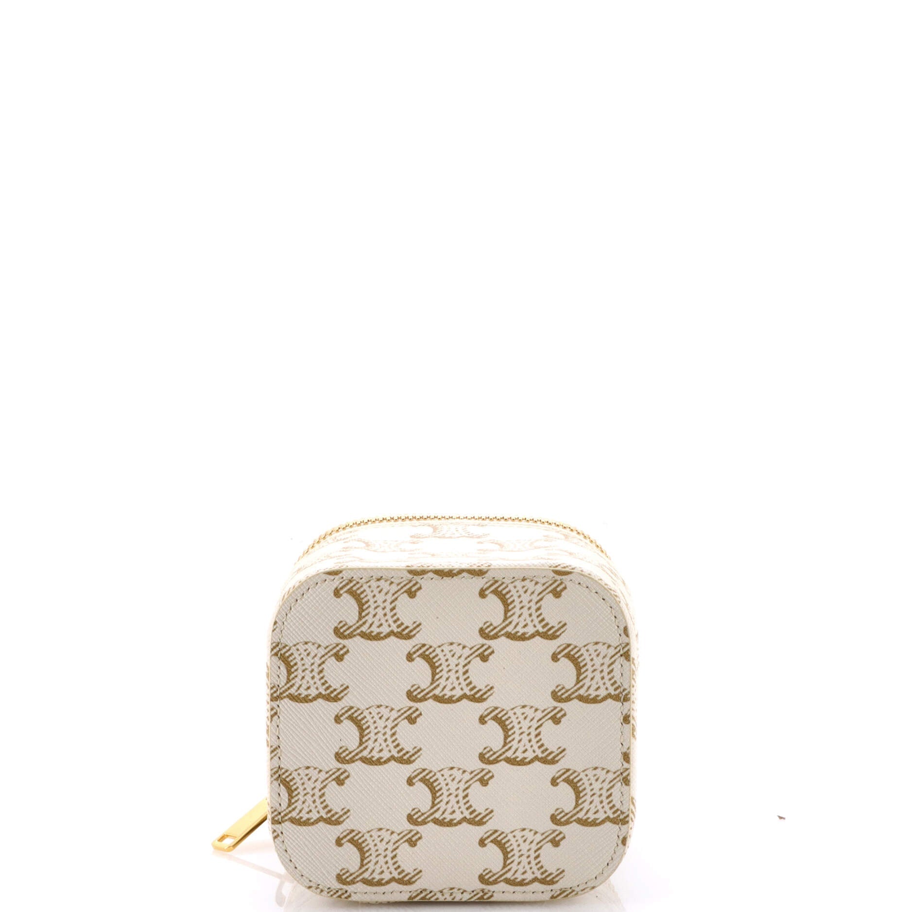 Top Handle Square Vanity Case Triomphe Coated Canvas Mini
