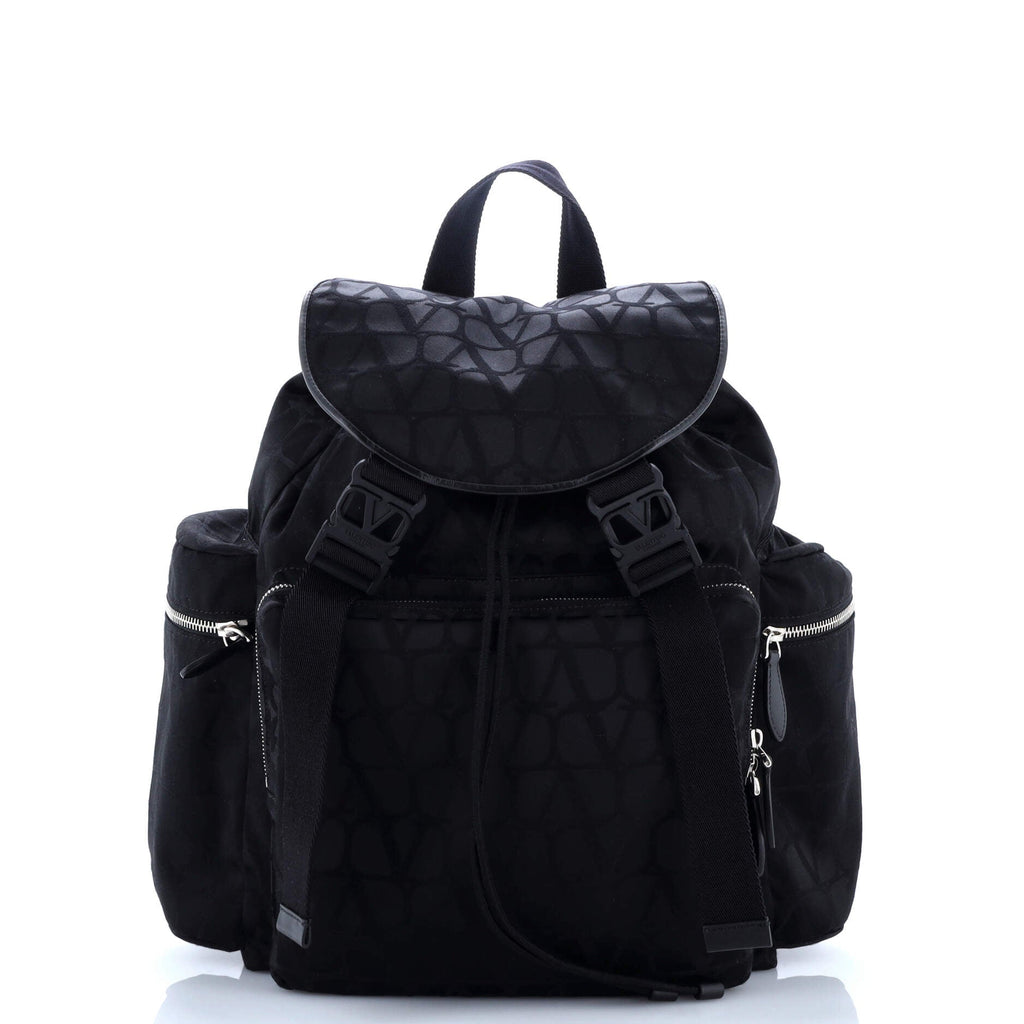 Double Buckle Backpack Toile Iconograph Nylon