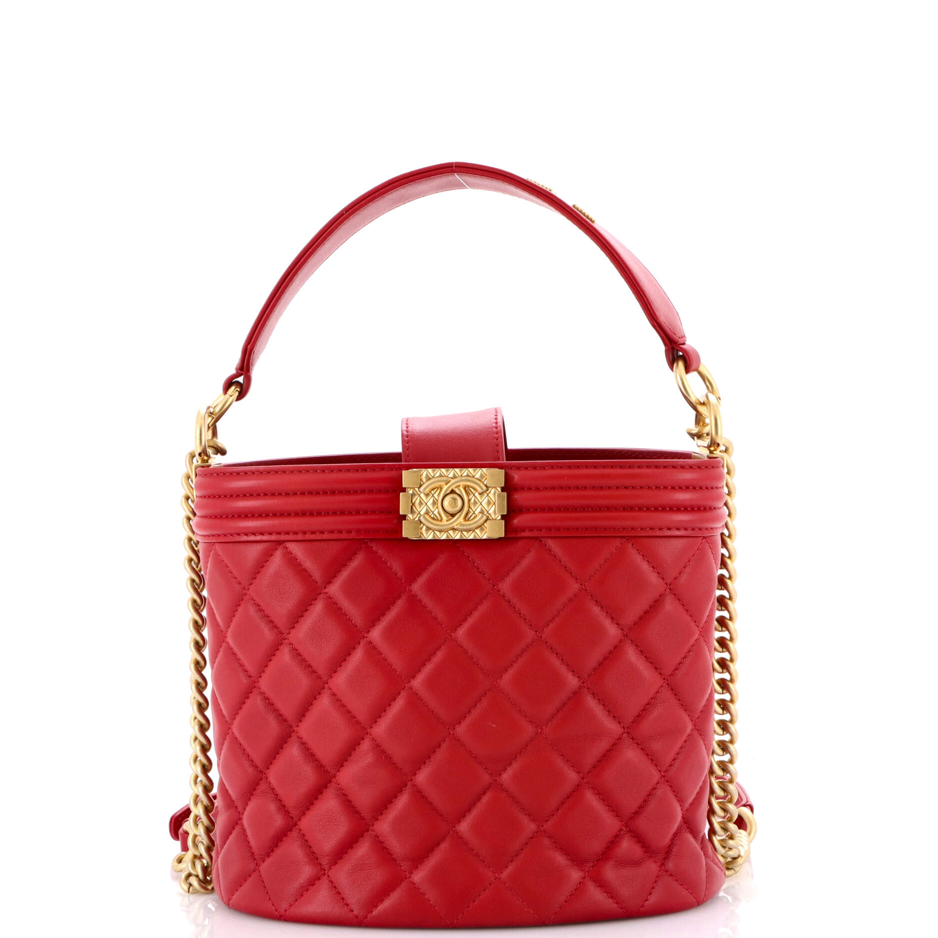 Boy Bucket Bag Quilted Calfskin Mini