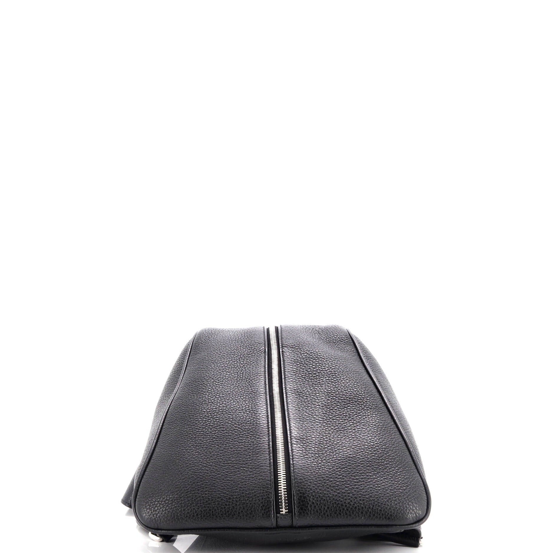 Triangle Zip Backpack Leather