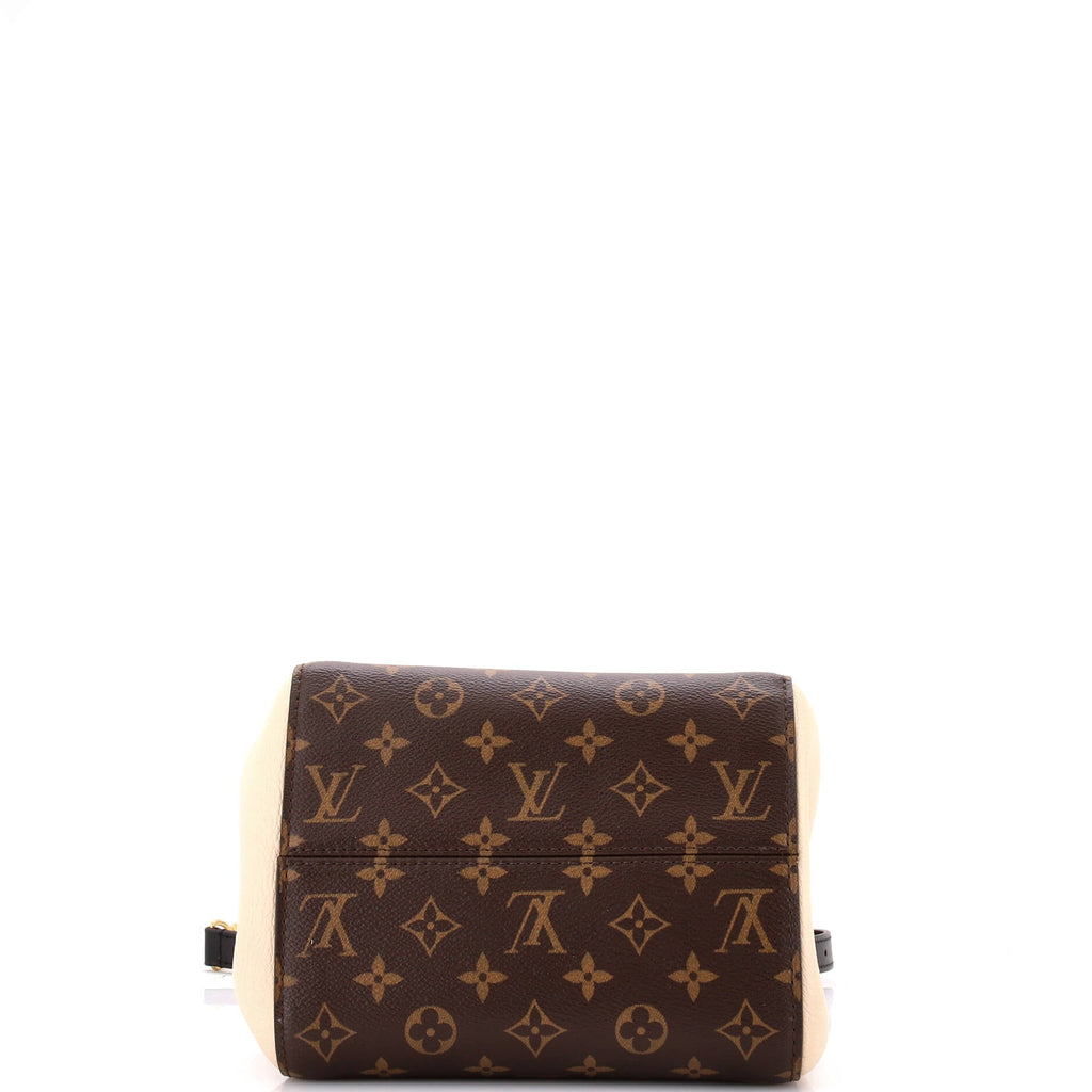 Fold Tote Monogram Canvas and Leather PM