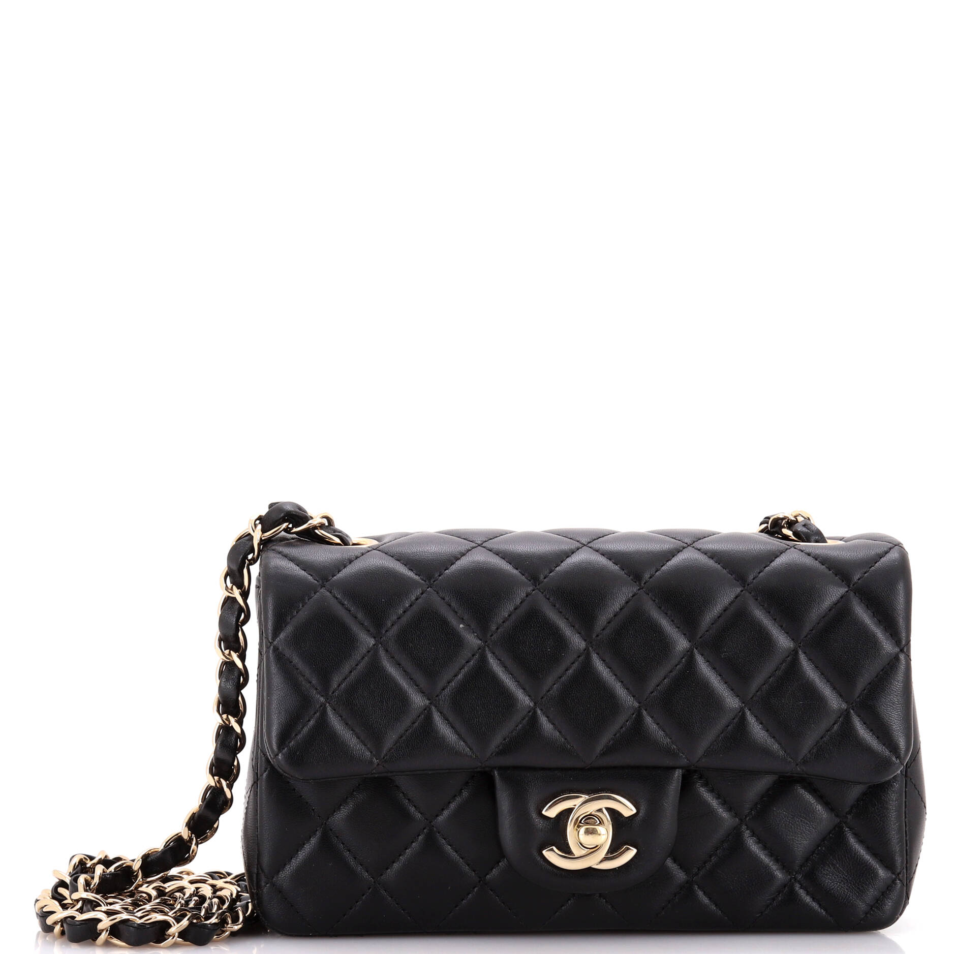 Classic Single Flap Bag Quilted Lambskin Mini