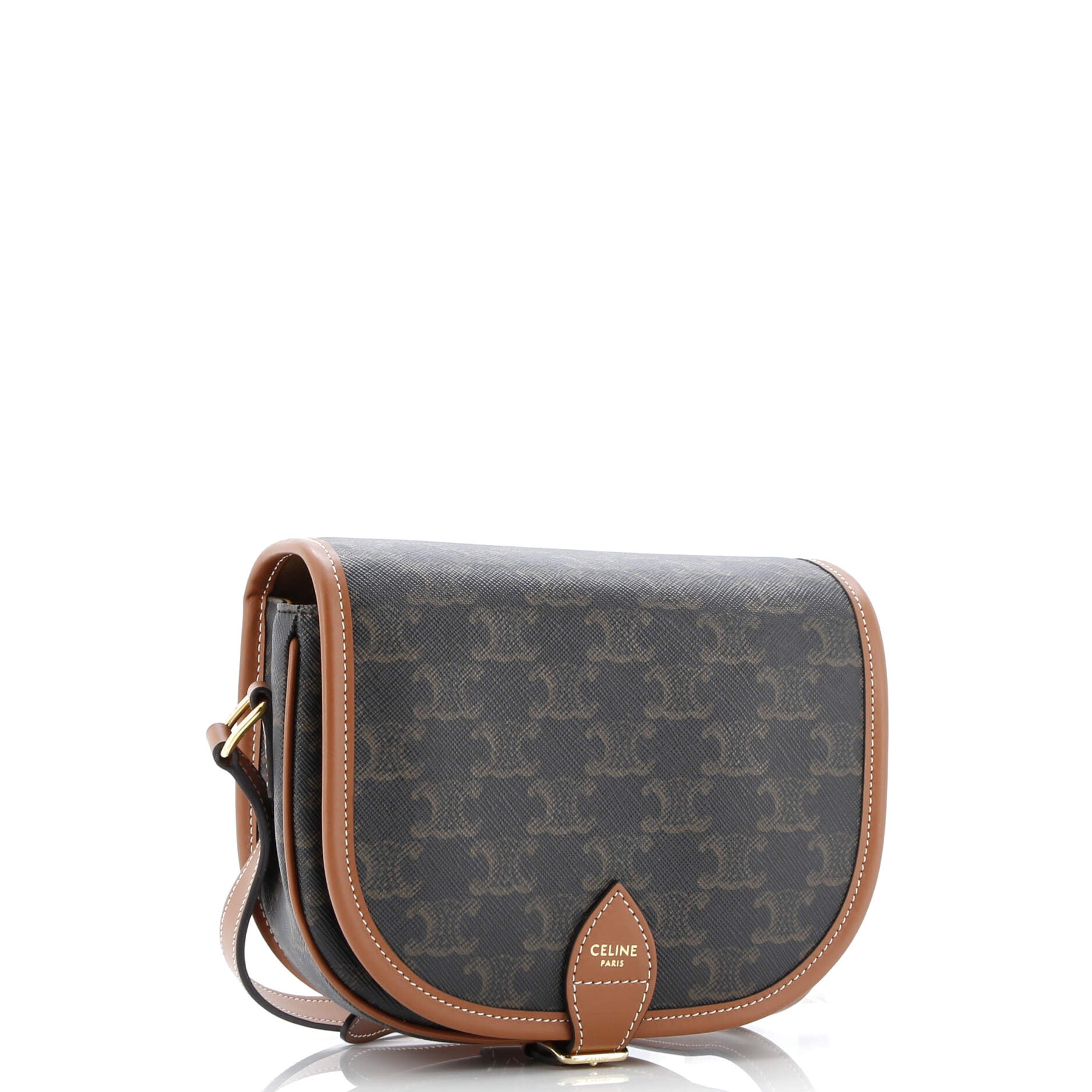 Folco Bag Triomphe Coated Canvas Medium