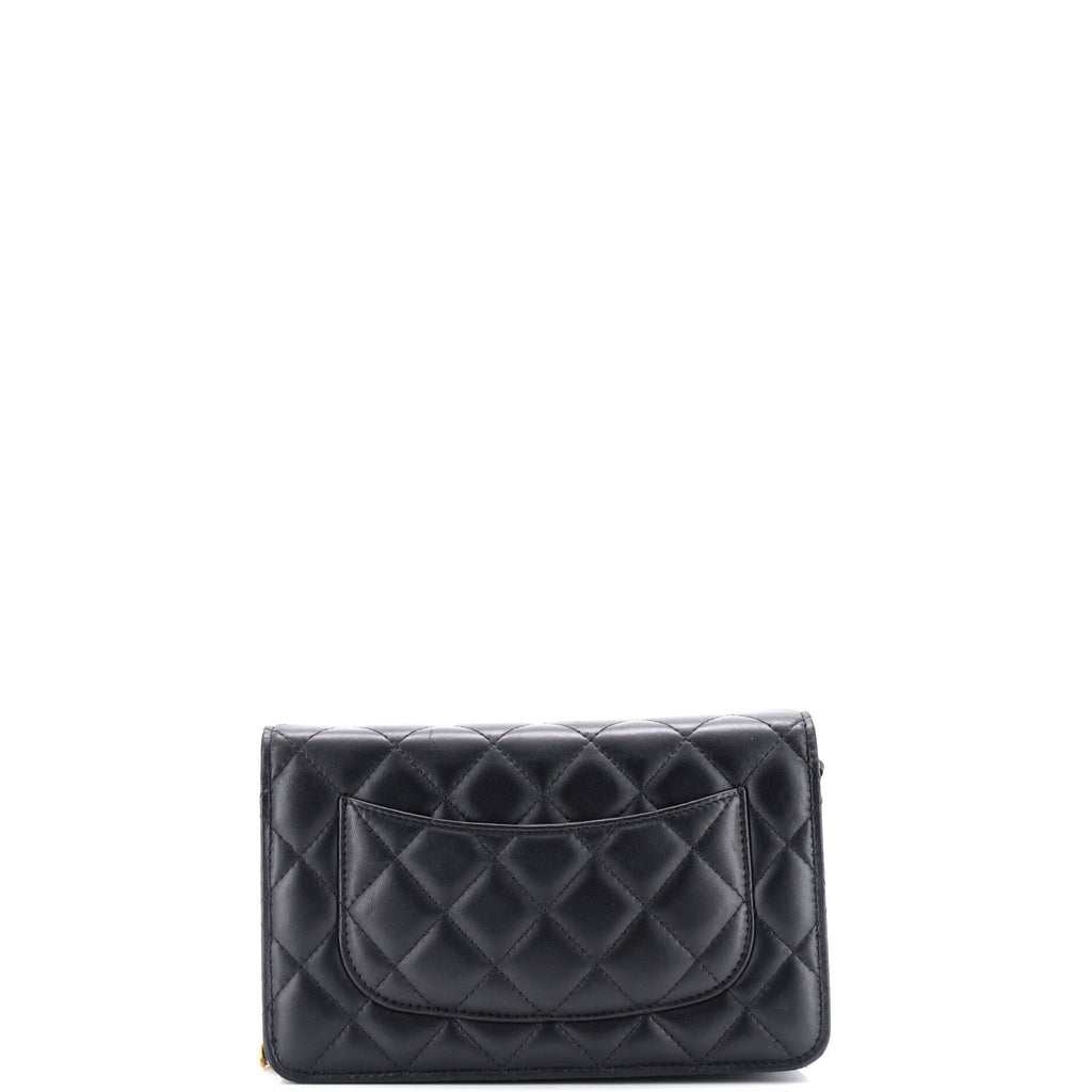 Wallet on Chain Quilted Lambskin
