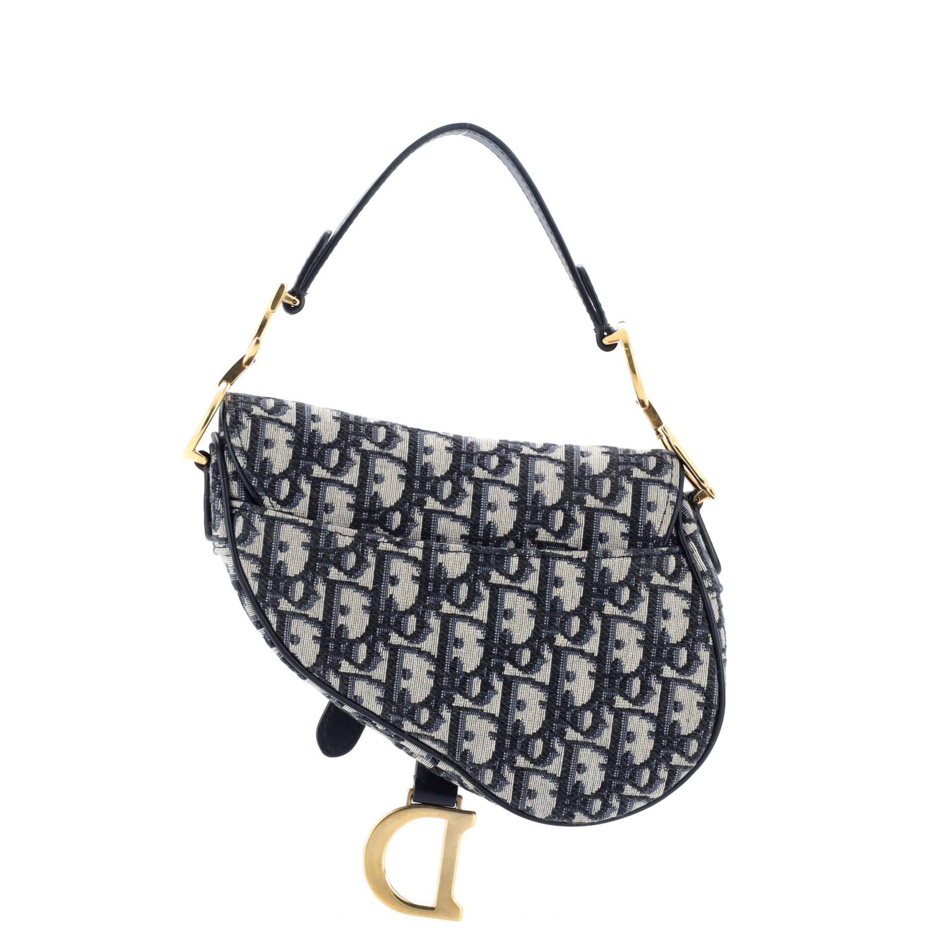 Saddle Handbag Oblique Canvas Mini