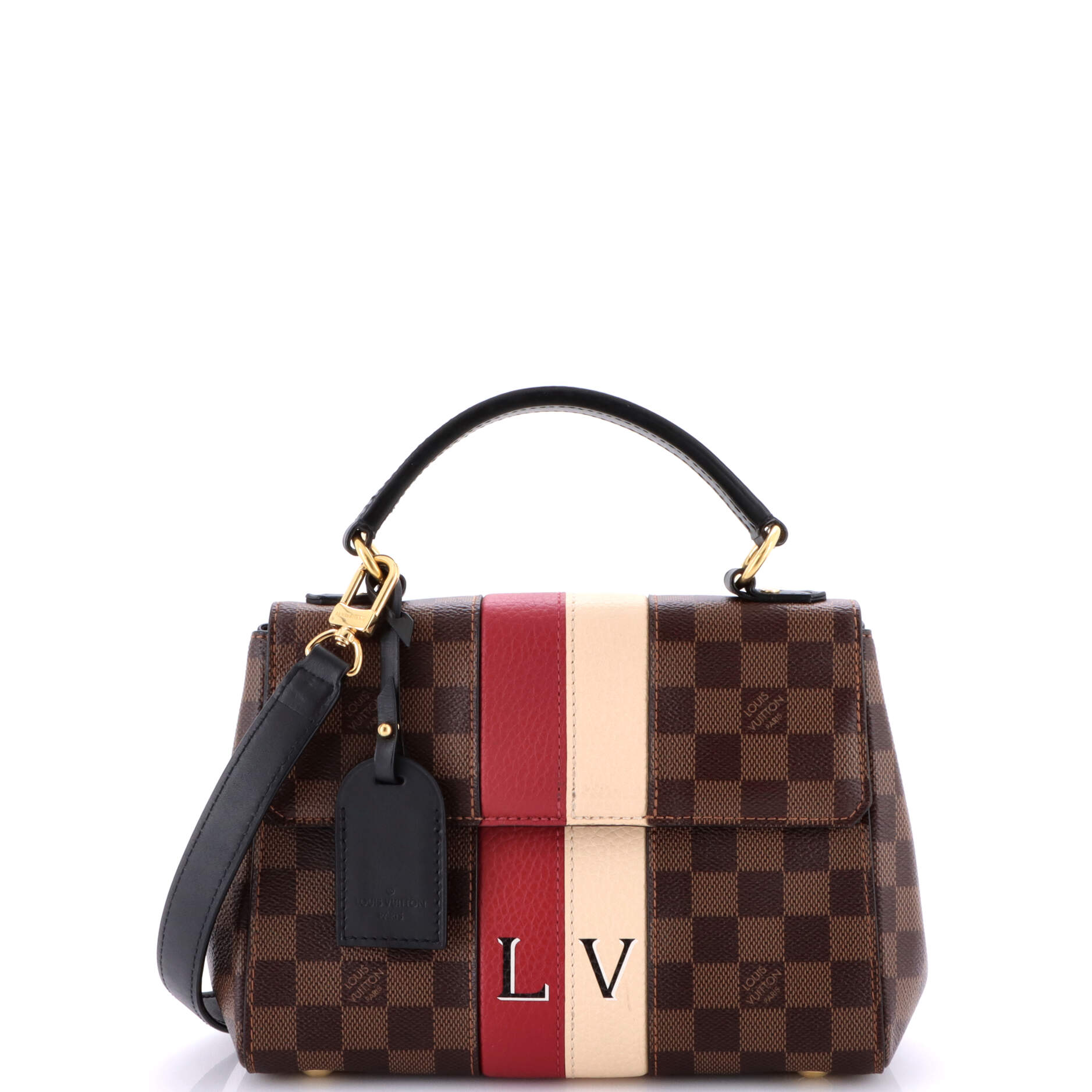 Bond Street Handbag Damier with Leather BB
