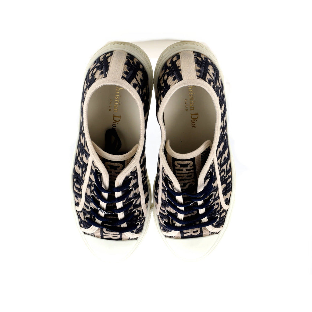Women's Walk'N'Dior Sneakers Oblique Canvas