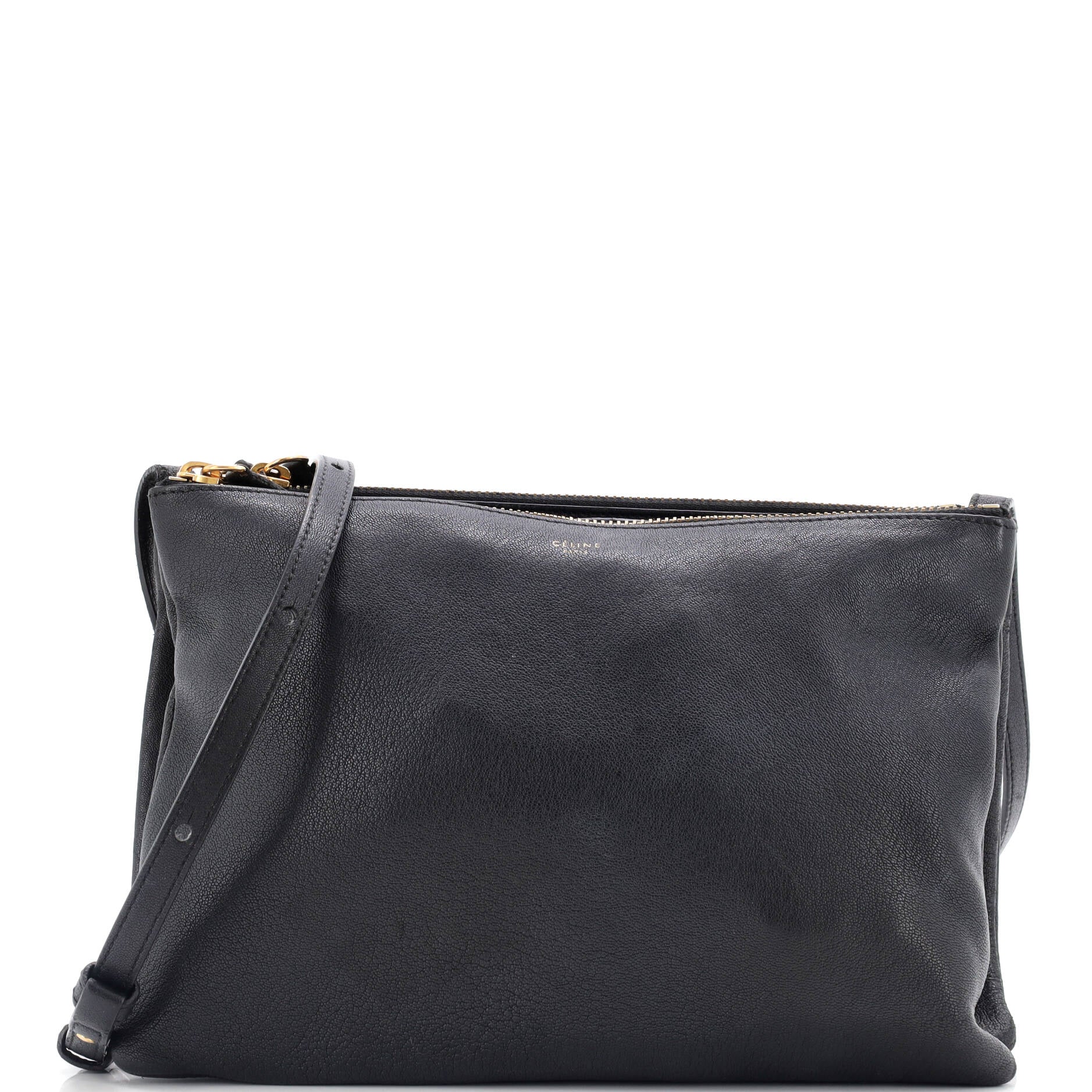Trio Crossbody Bag Leather Large