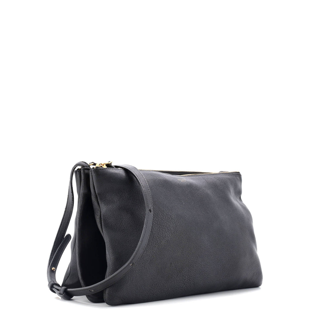 Trio Crossbody Bag Leather Large