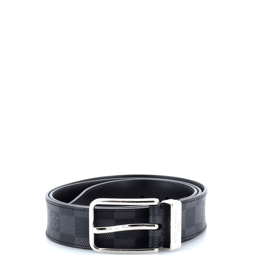 Pont Neuf Belt Damier Graphite Medium