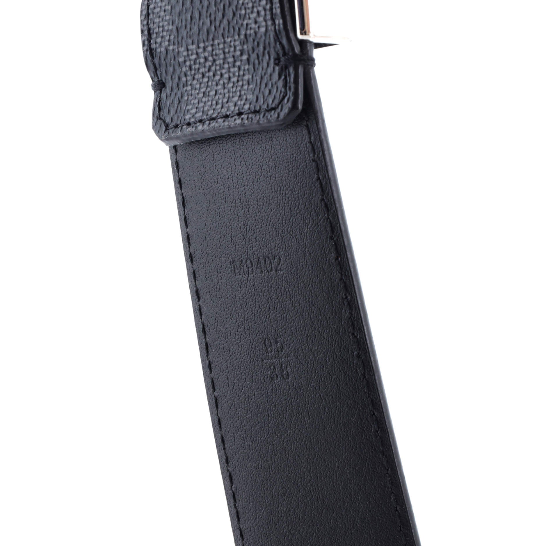 Pont Neuf Belt Damier Graphite Medium