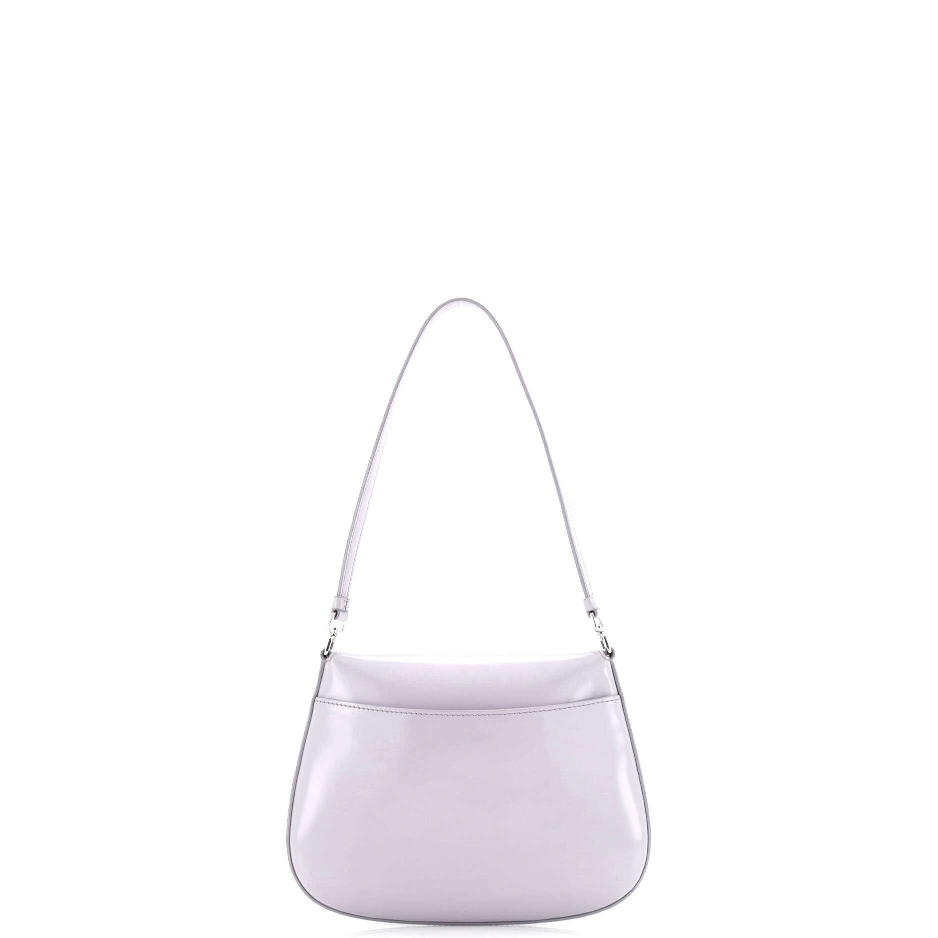 Cleo Flap Shoulder Bag Spazzolato Leather Small