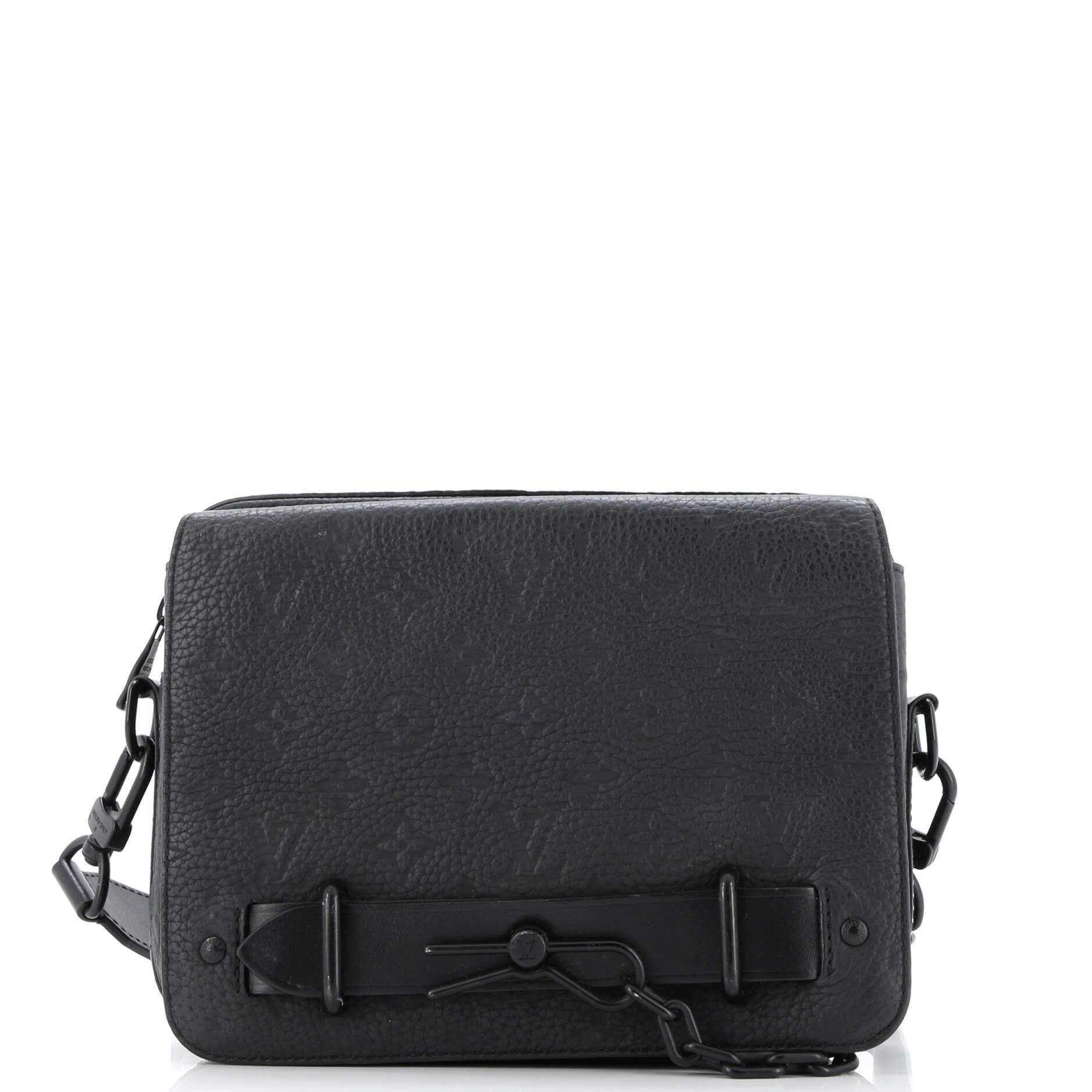 Steamer Messenger Bag Monogram Taurillon Leather