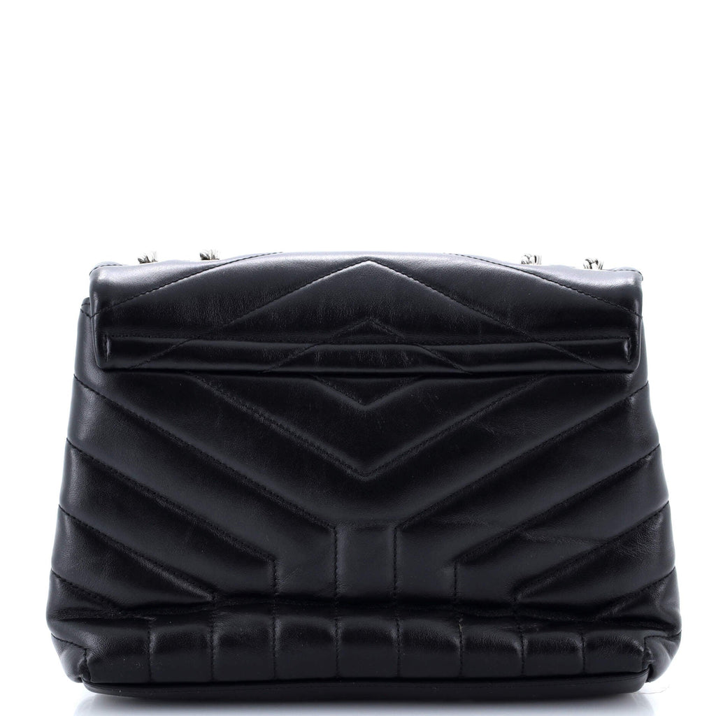 Loulou Shoulder Bag Matelasse Chevron Leather Small