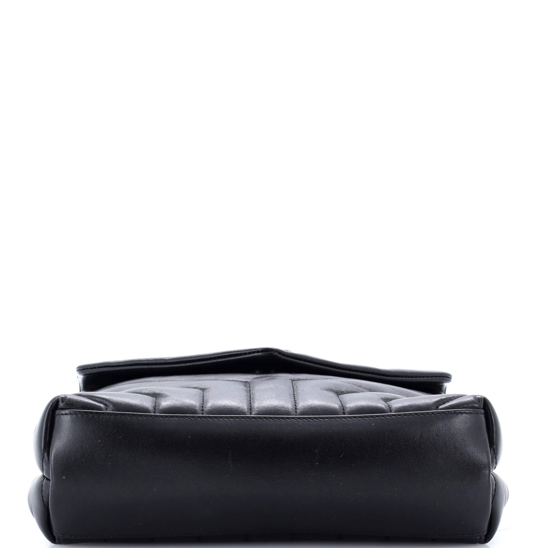 Loulou Shoulder Bag Matelasse Chevron Leather Small