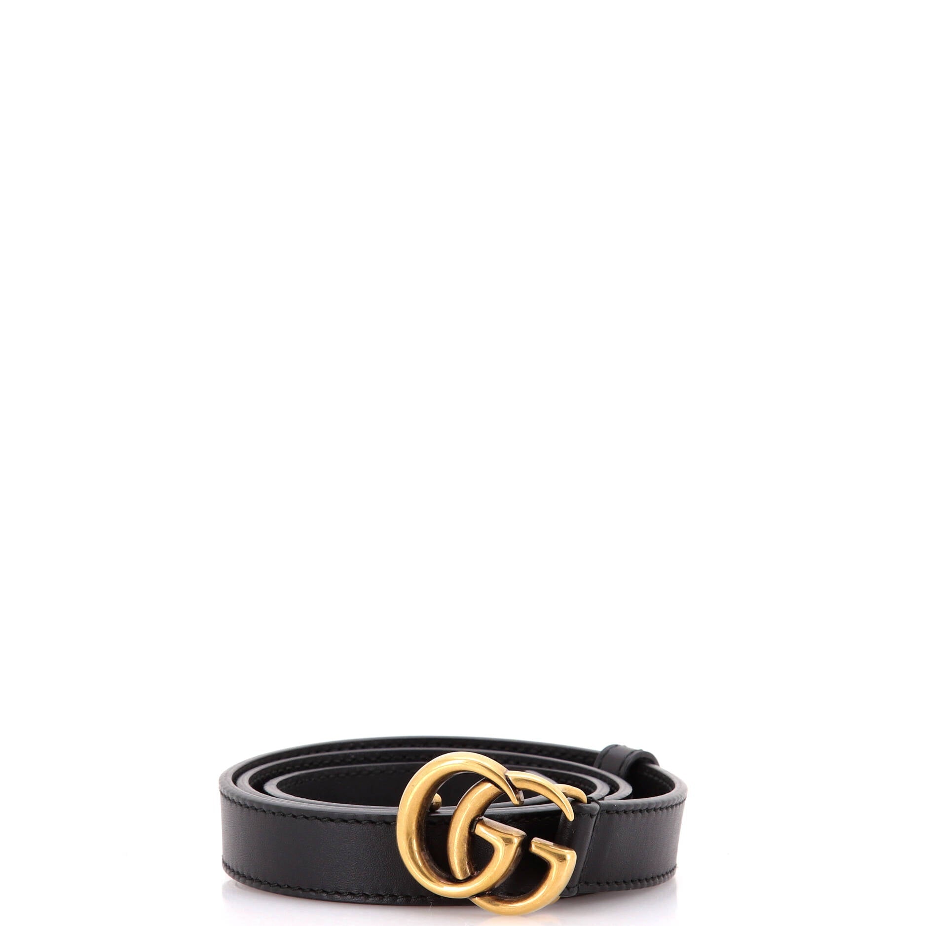 GG Marmont Belt Leather Thin 85