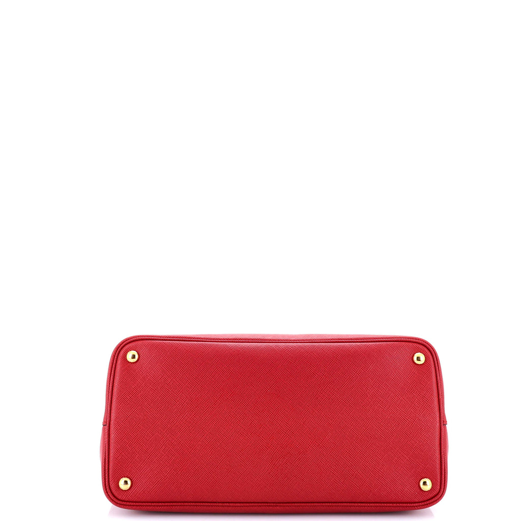 Cuir Double Tote Saffiano Leather Large