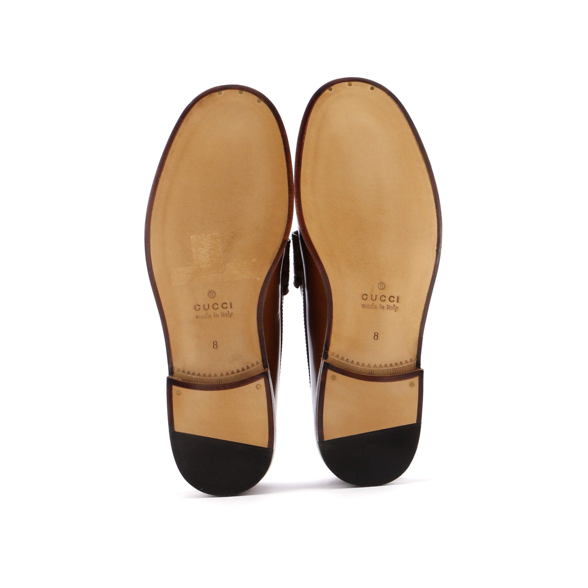 Men's Interlocking G Cutout Loafers Leather