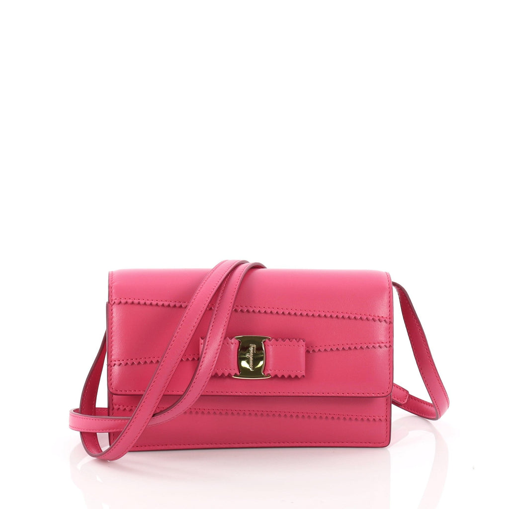 Ginny Crossbody Bag Stitched Leather Mini