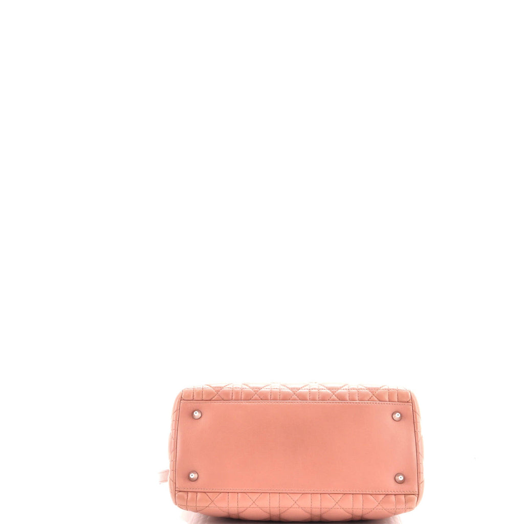 Lady Dior Bag Cannage Quilt Lambskin Medium