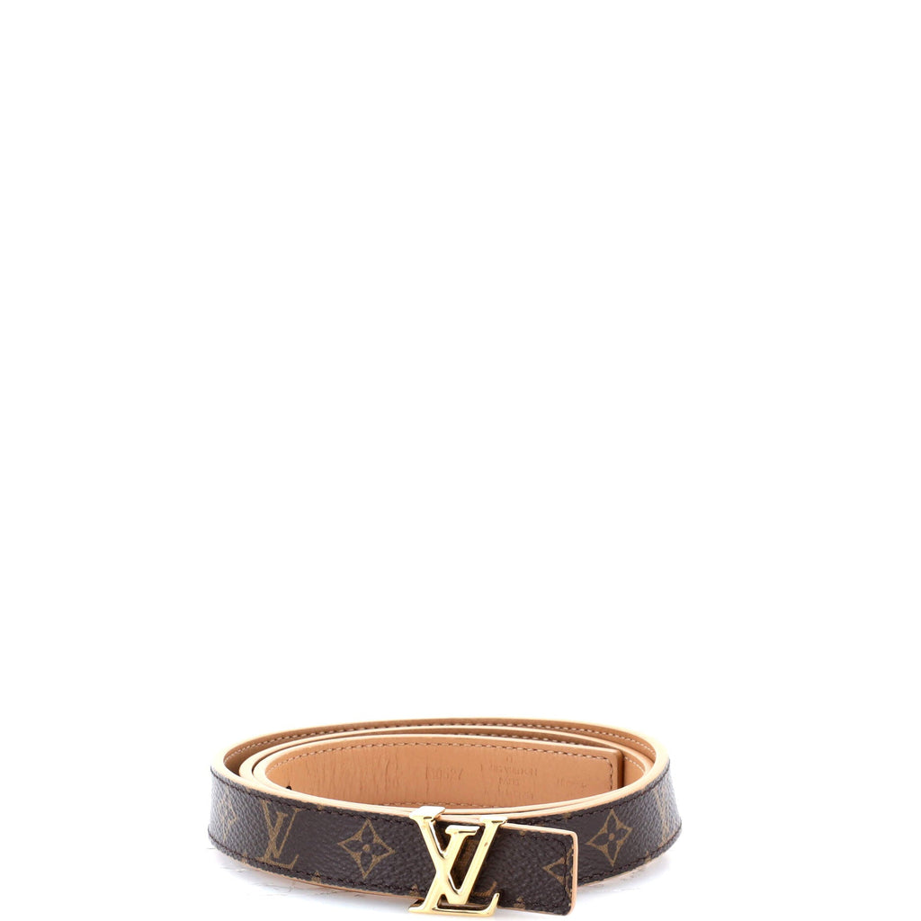 LV Initiales Belt Monogram Canvas Thin