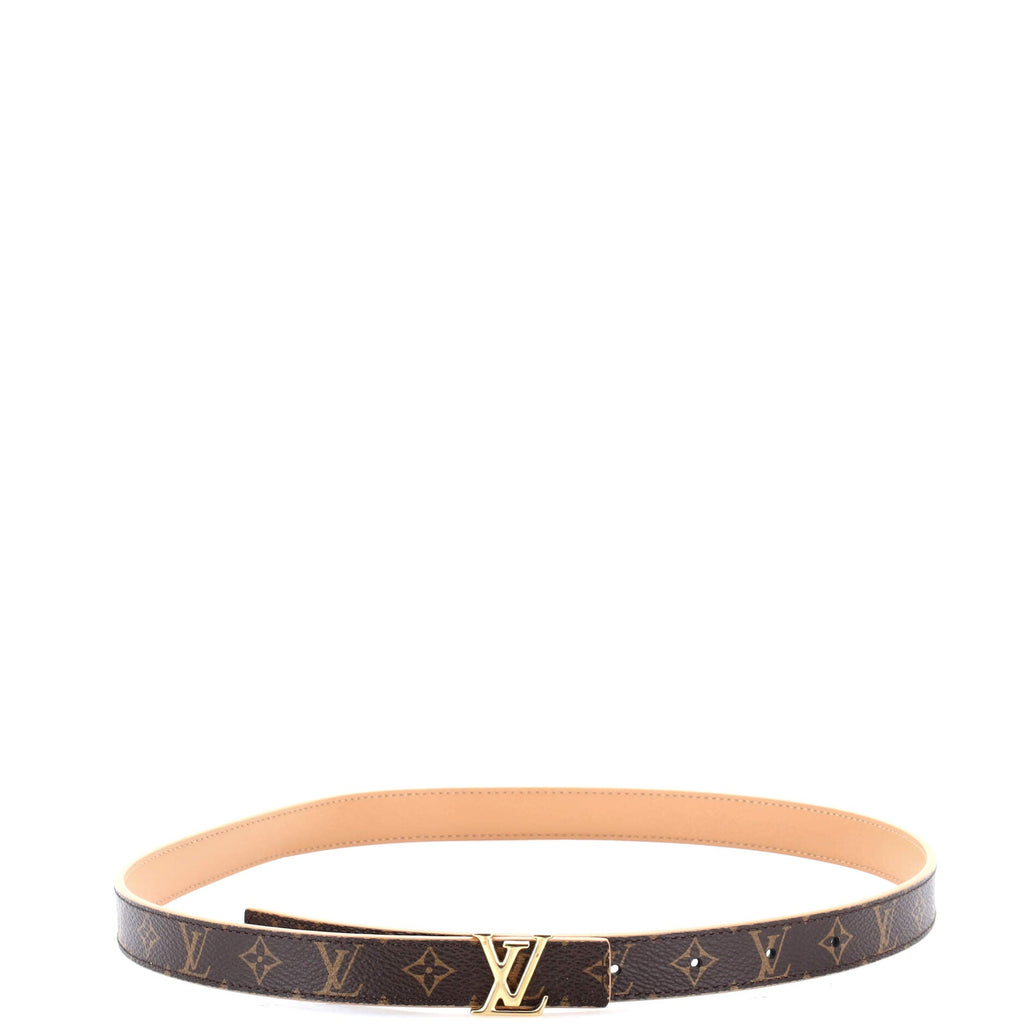 LV Initiales Belt Monogram Canvas Thin