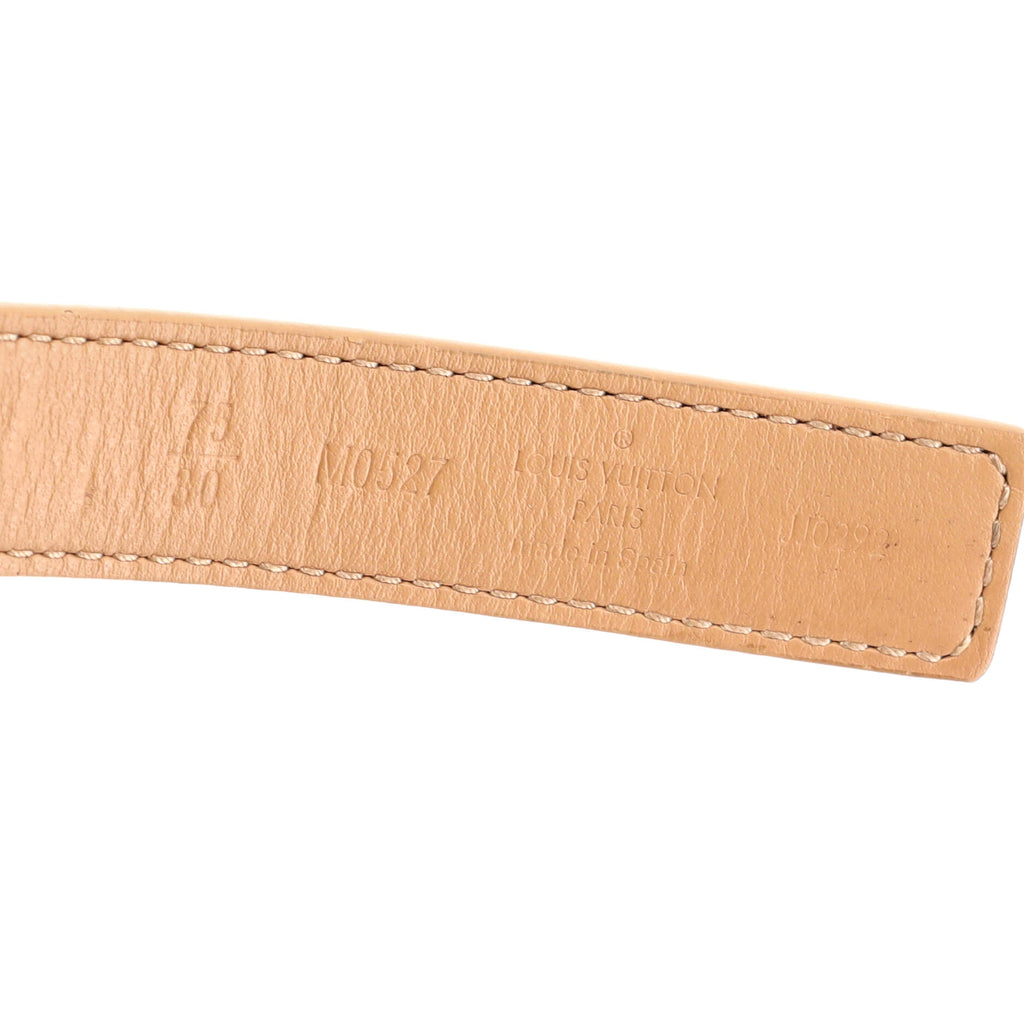 LV Initiales Belt Monogram Canvas Thin