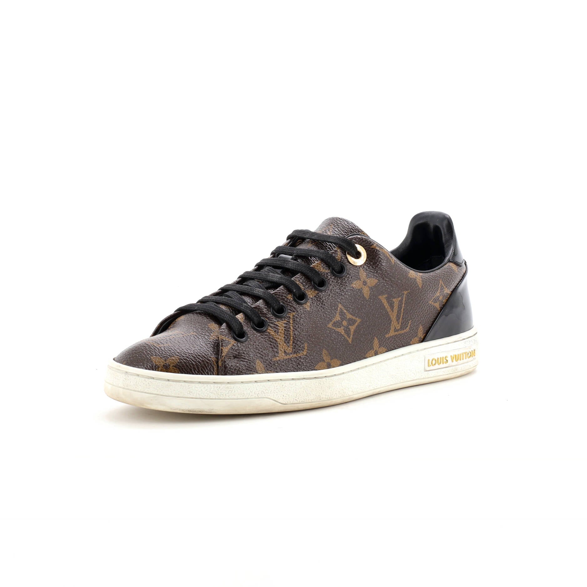 Women's FrontRow Sneakers Monogram Canvas with Patent