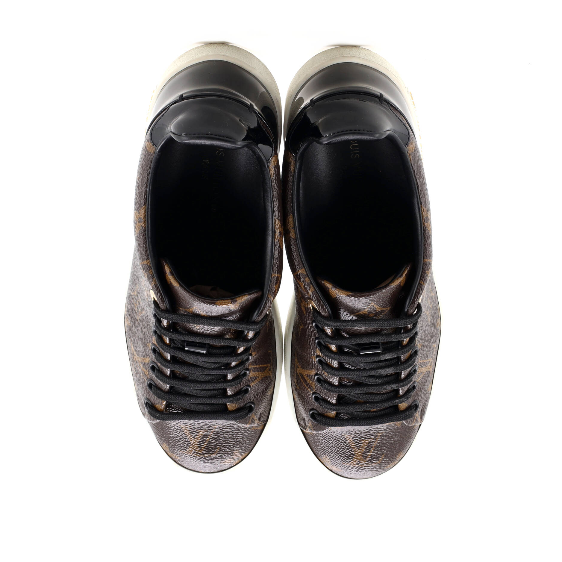 Women's FrontRow Sneakers Monogram Canvas with Patent