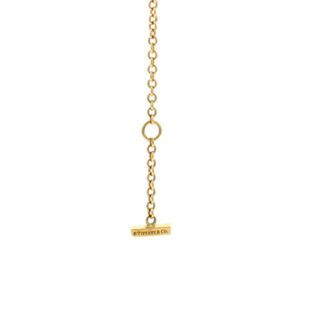 T Smile Chain Bracelet 18K Yellow Gold Medium