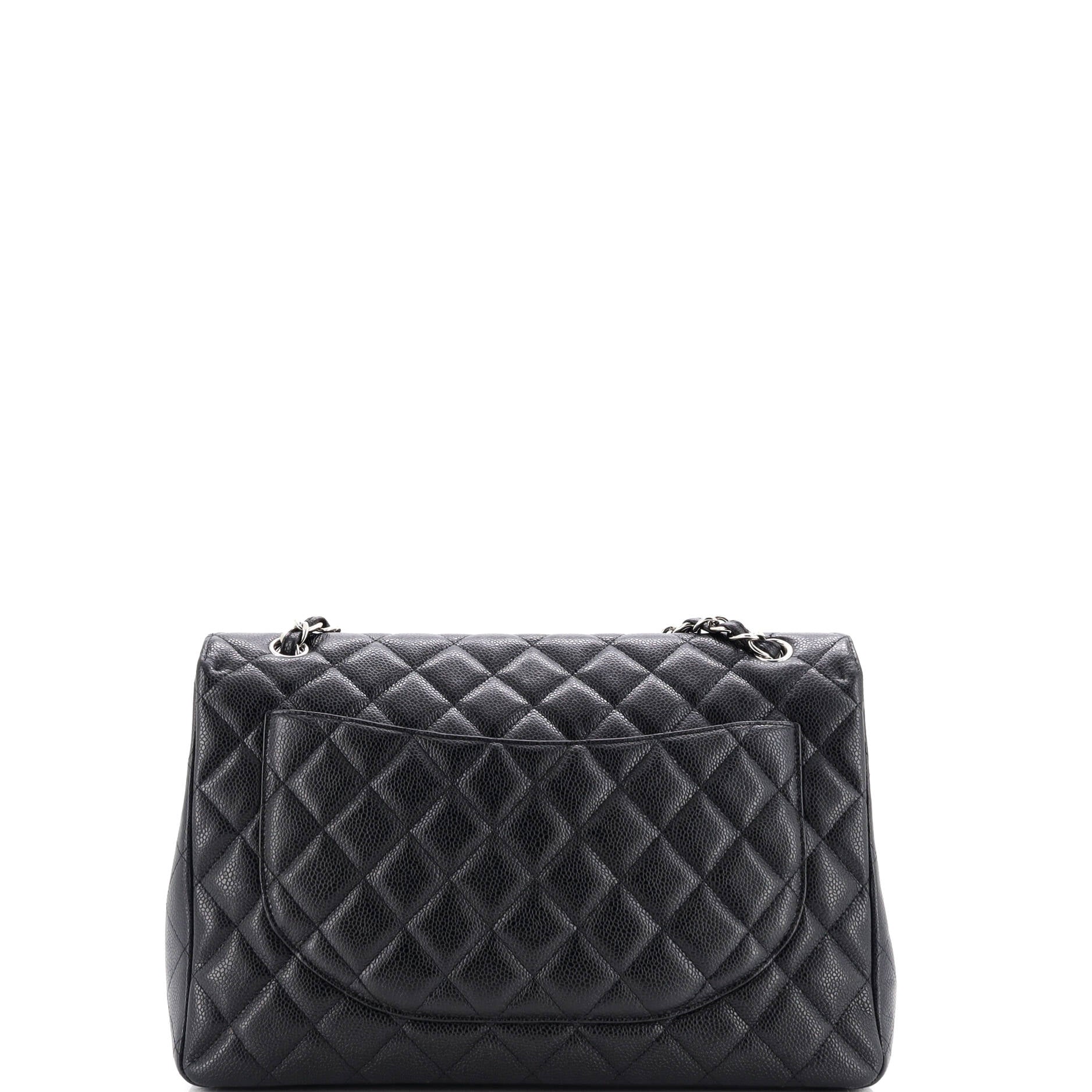 Vintage Classic Single Flap Bag Quilted Caviar Maxi