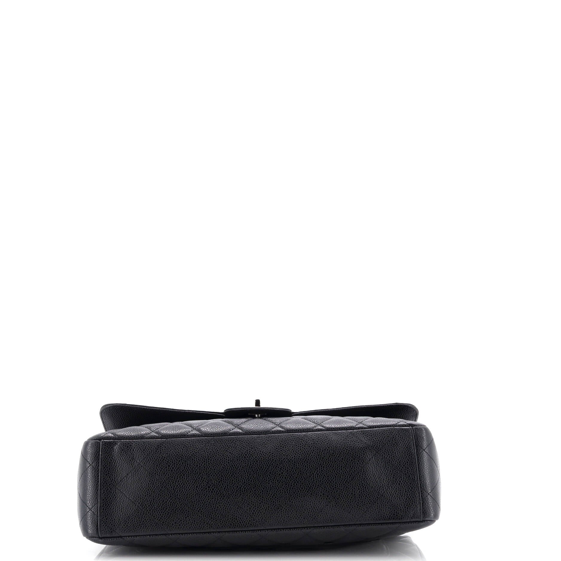 Vintage Classic Single Flap Bag Quilted Caviar Maxi