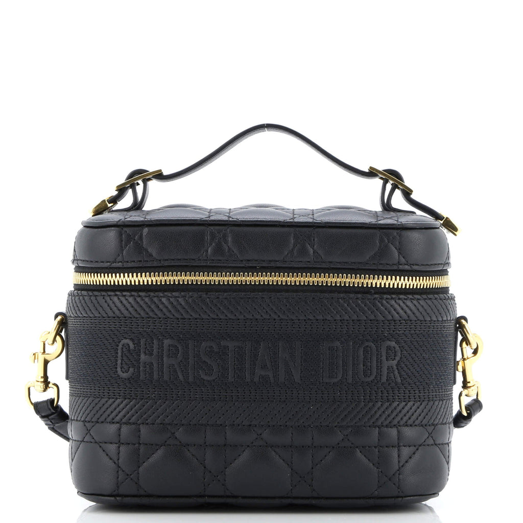 DiorTravel Convertible Vanity Case Cannage Quilt Lambskin Small