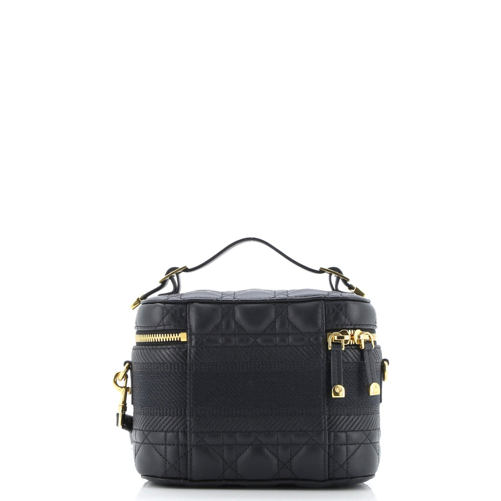 DiorTravel Convertible Vanity Case Cannage Quilt Lambskin Small