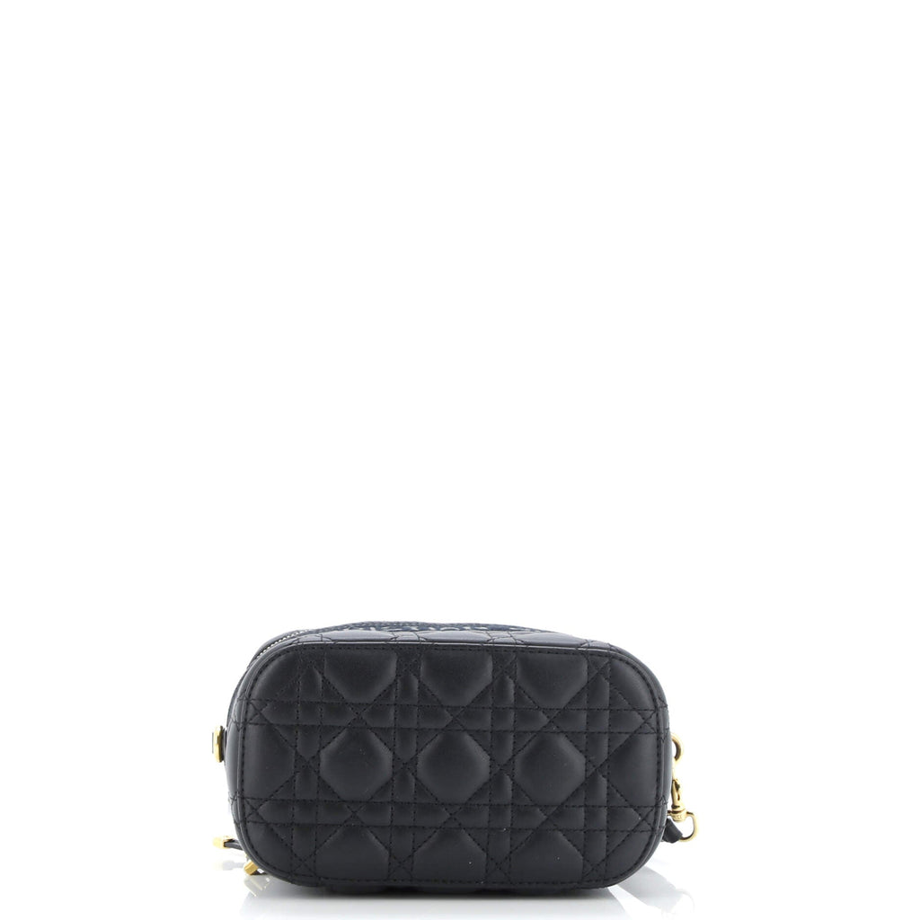 DiorTravel Convertible Vanity Case Cannage Quilt Lambskin Small