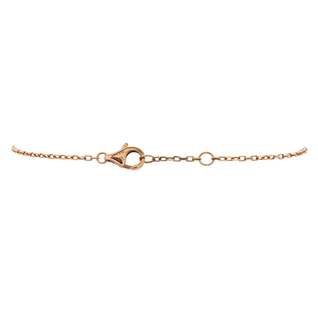 Trinity Diamond Chain Bracelet 18K Tricolor Gold and Diamond