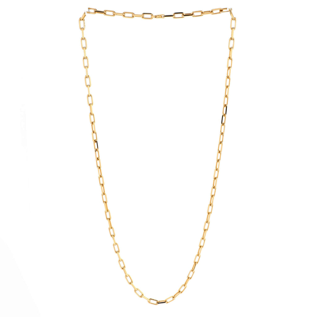 Santos de Cartier Chain Necklace 18K Yellow Gold Small