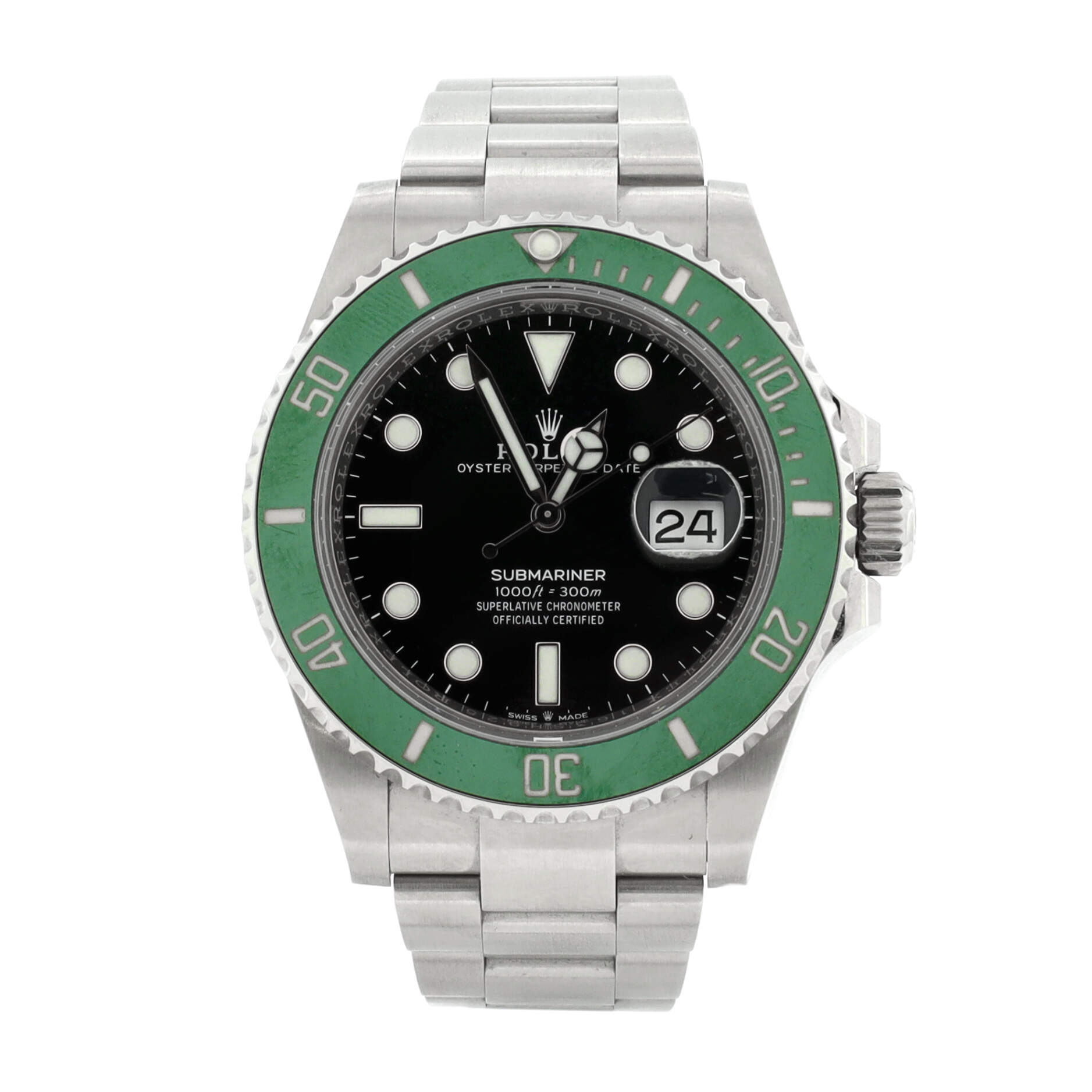 Oyster Perpetual Submariner Starbucks Date Automatic Watch Stainless Steel and Cerachrom 41