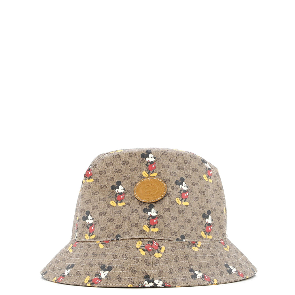 Disney Mickey Mouse Bucket Hat Printed Mini GG Coated Canvas