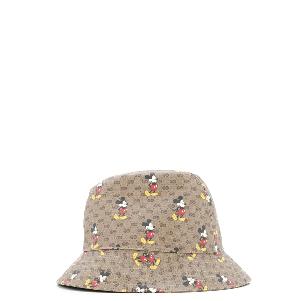 Disney Mickey Mouse Bucket Hat Printed Mini GG Coated Canvas