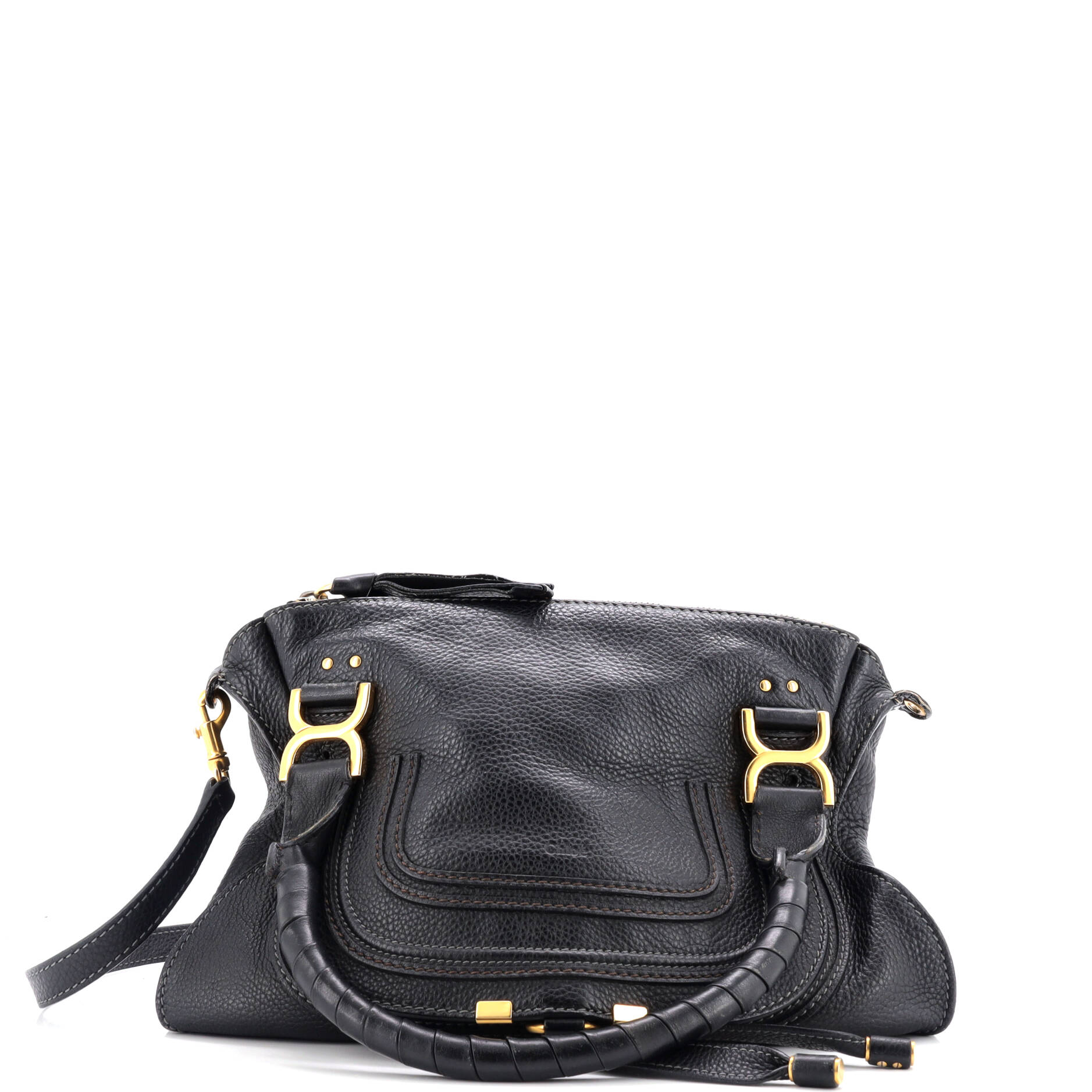 Marcie Satchel Leather Medium