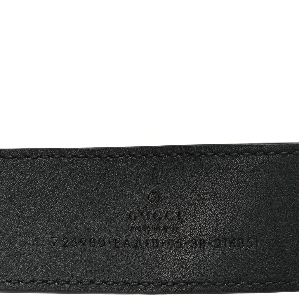 Ciny Calfskin Lux Snakeskin Torchon 35mm Belt 95 38 Black