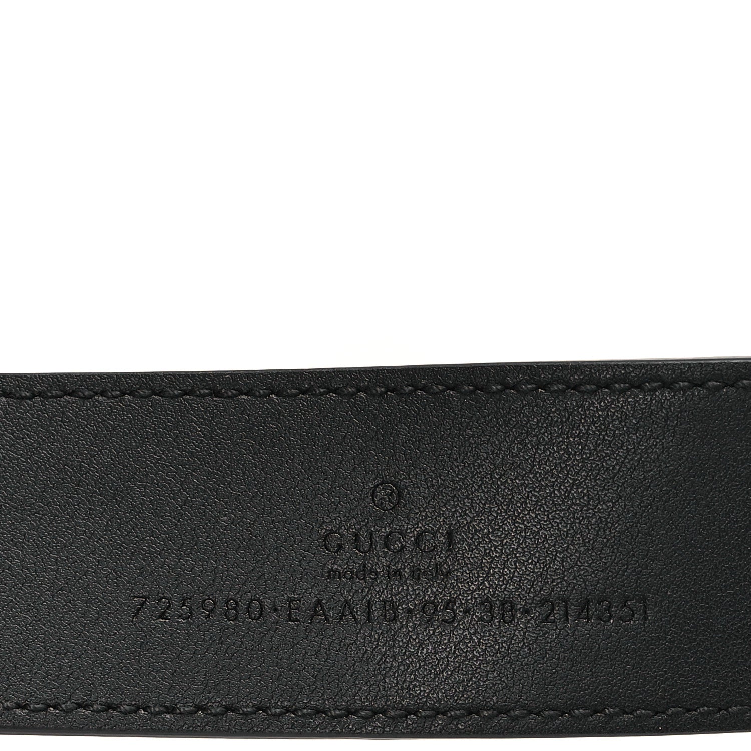 Ciny Calfskin Lux Snakeskin Torchon 35mm Belt 95 38 Black