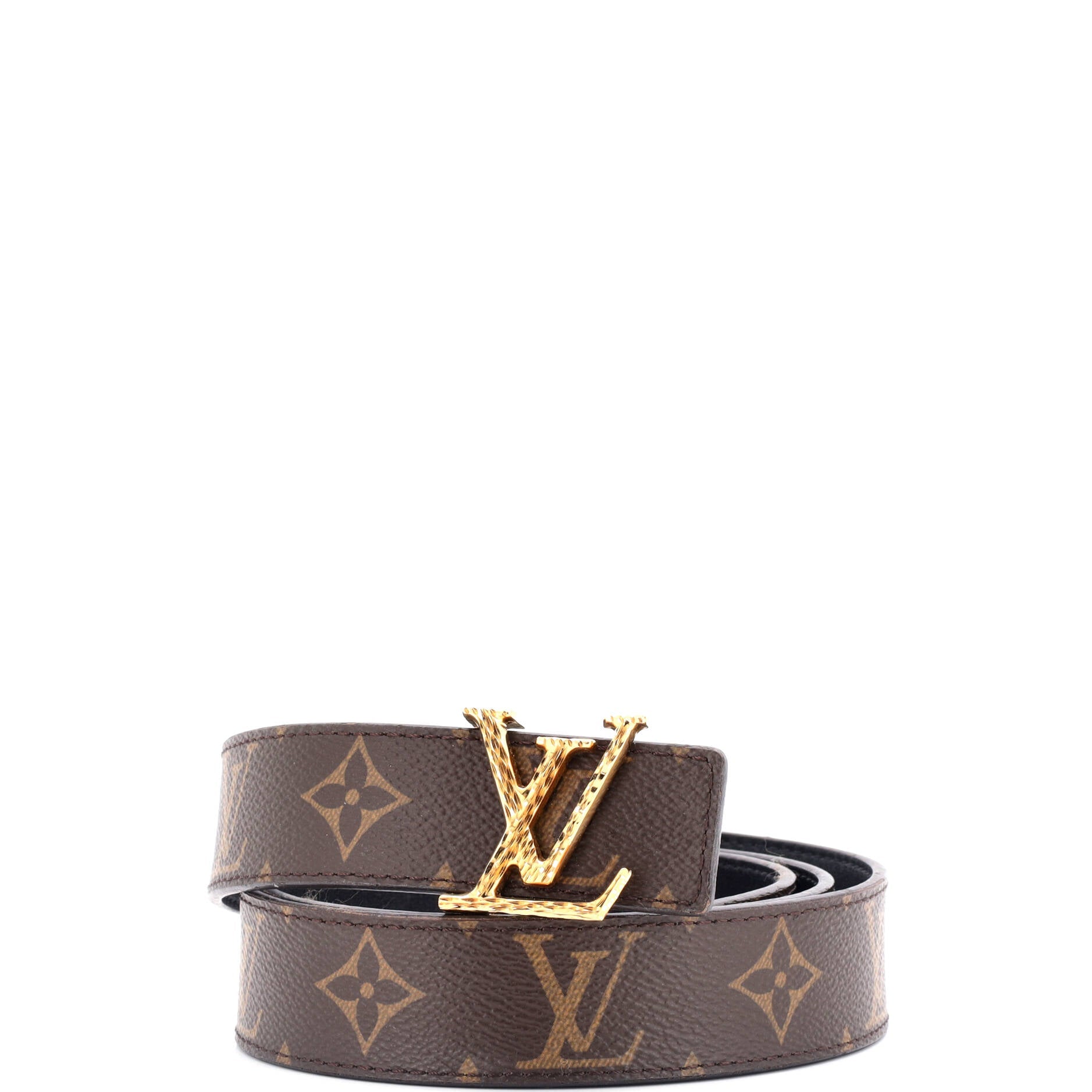 LV Duo Reversible Belt Monogram Canvas and Leather Thin