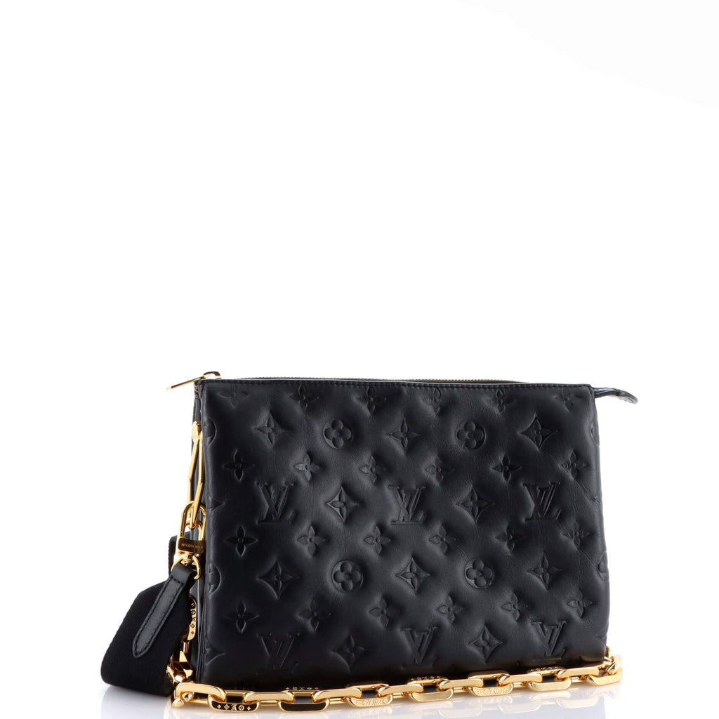 Coussin Bag Monogram Embossed Lambskin PM