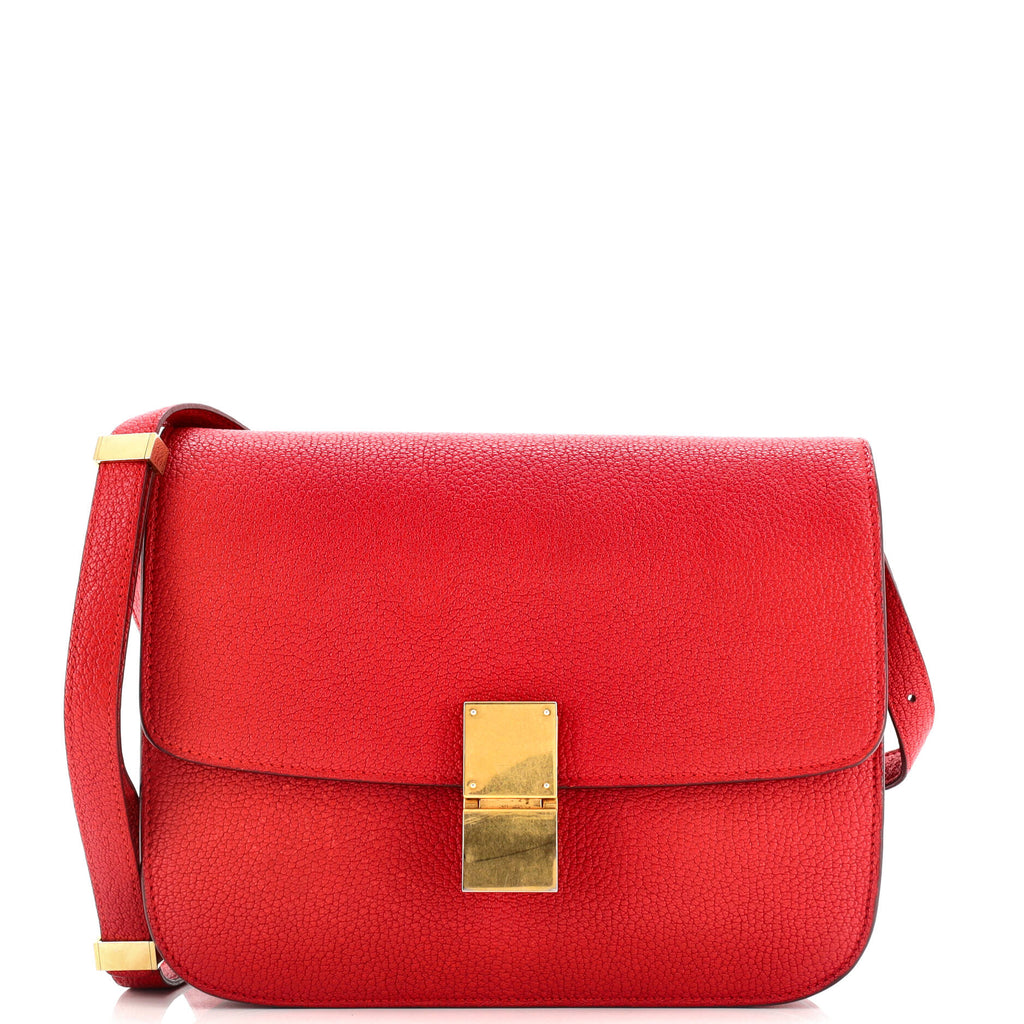 Classic Box Bag Grainy Leather Medium