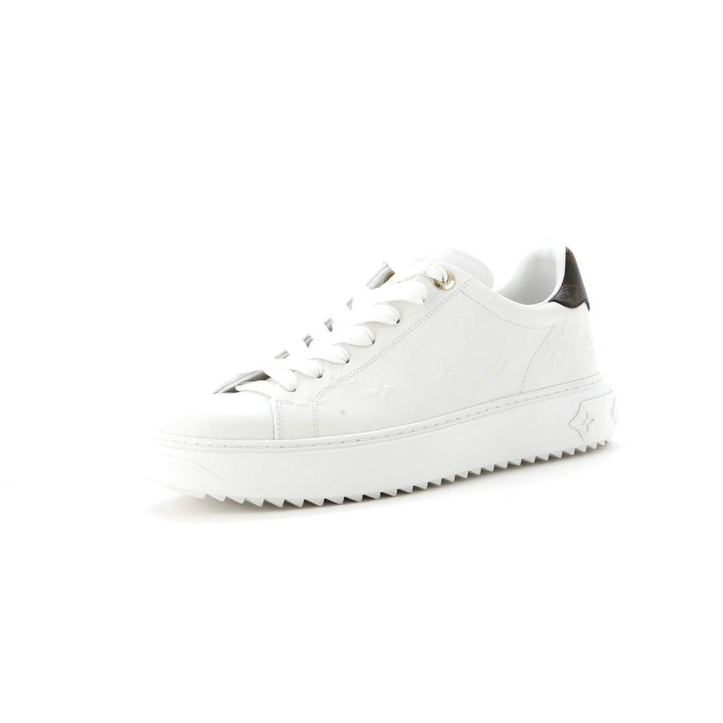 Women's Time Out Sneakers Monogram Embossed Leather