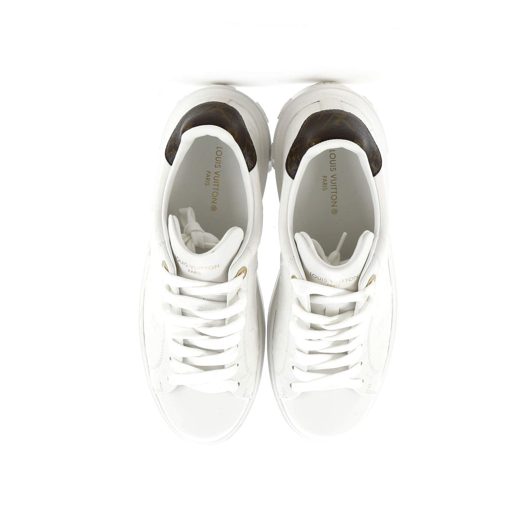 Women's Time Out Sneakers Monogram Embossed Leather