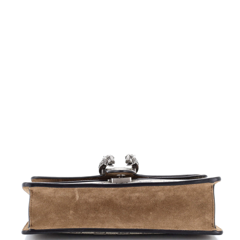 Dionysus Bag GG Coated Canvas with Crystal Embellished Metal Small