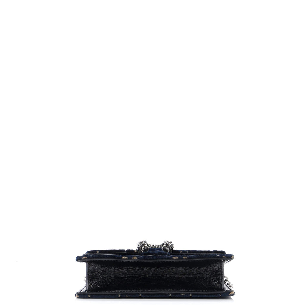Dionysus Bag GG Velvet Super Mini